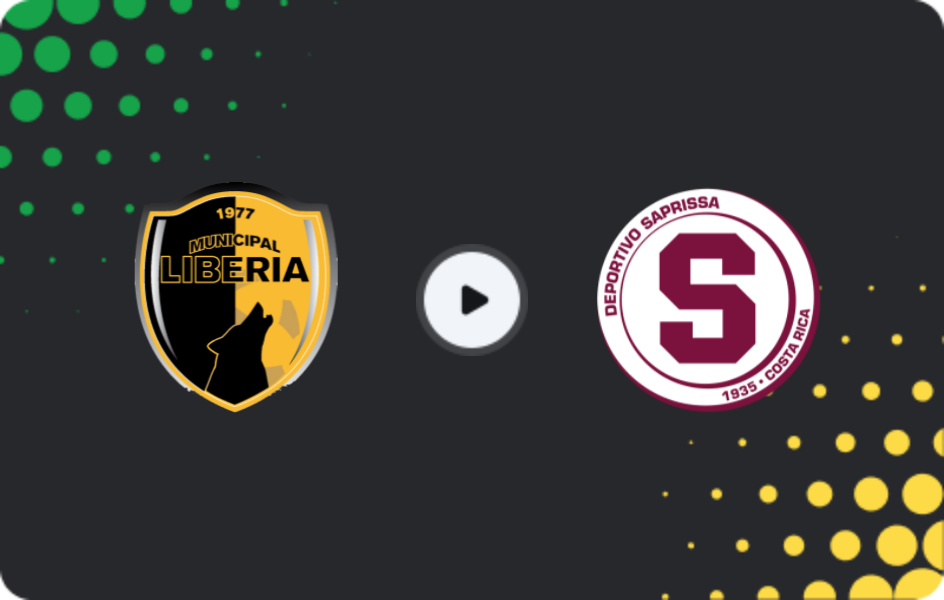 Where to watch Municipal Liberia — Deportivo Saprissa, Primera División, 15.02.2026