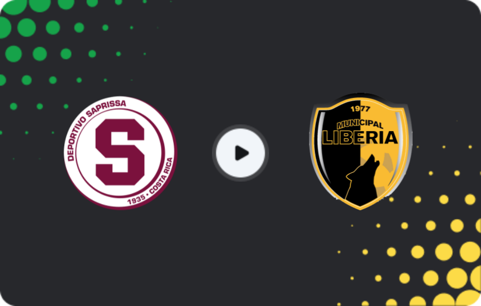 Where to watch Deportivo Saprissa — Municipal Liberia, Primera División, 12.04.2026