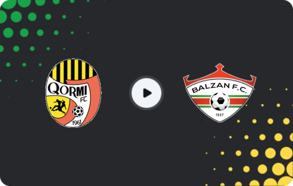 Where to watch Qormi — Balzan FC, FA Trophy, 07.12.2025