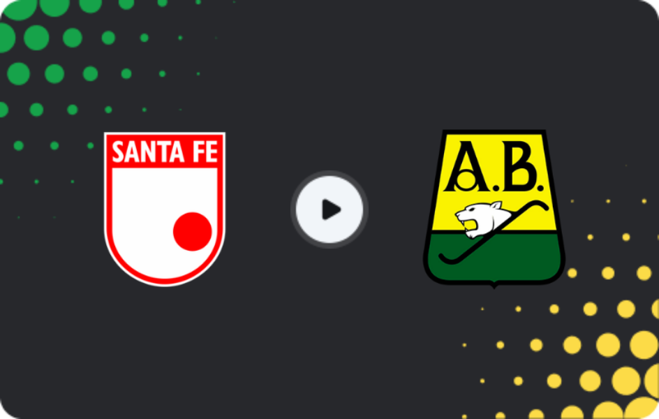 Where to watch Santa Fe — Bucaramanga, Primera A, 09.12.2025