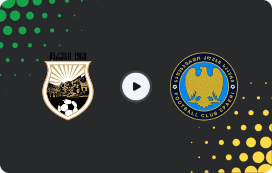 Where to watch Gareji — Spaeri, Erovnuli Liga, 10.12.2025