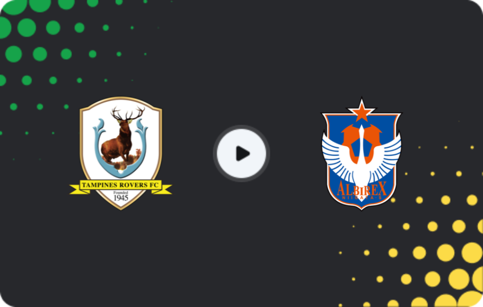 Where to watch Tampines Rovers — Albirex Niigata Singapore, Cup, 20.12.2025