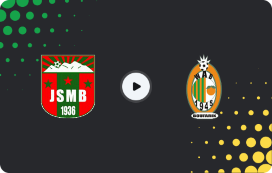 Where to watch JSM Bejaia — Wa Boufarik, Coupe Nationale, 11.12.2025