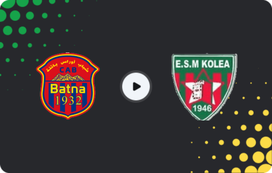 Where to watch CA Batna — Koléa, Coupe Nationale, 11.12.2025