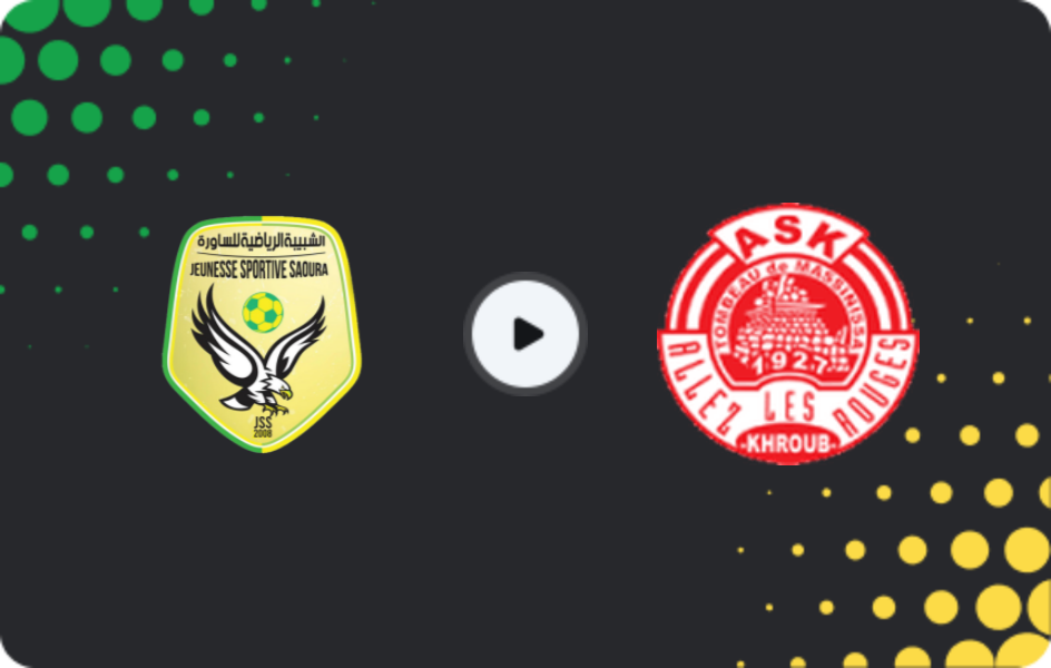 Where to watch JS Saoura — Khroub, Coupe Nationale, 13.12.2025