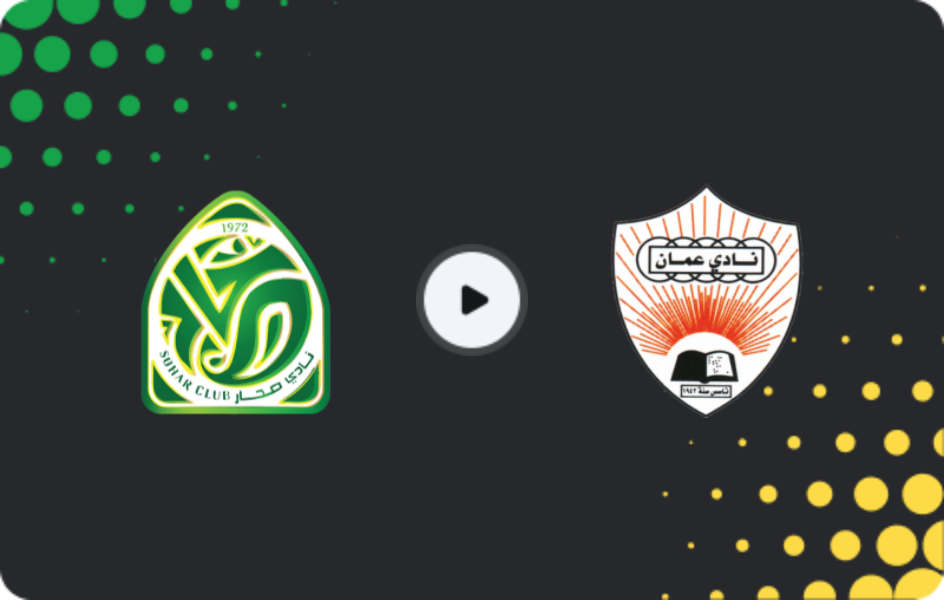 Where to watch Sohar — Oman Club, Professional League, 14.12.2025