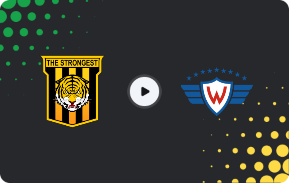 Where to watch The Strongest — Jorge Wilstermann, Primera División, 14.12.2025