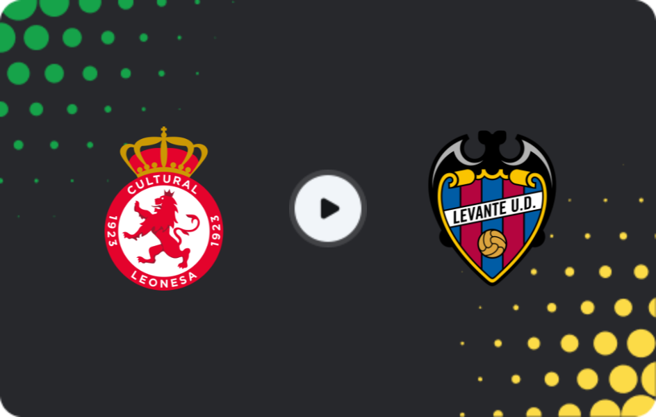 Where to watch Cultural Leonesa — Levante, Copa del Rey, 17.12.2025