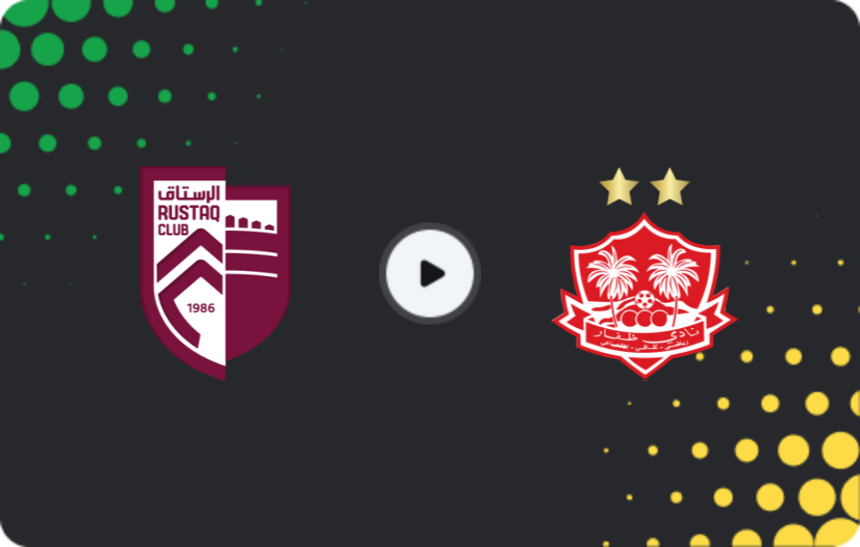 Where to watch Al-Rustaq — Dhofar, Professional League, 19.12.2025