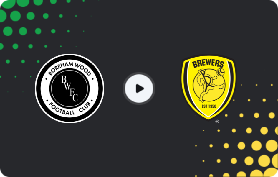 Where to watch Boreham Wood — Burton Albion, FA Cup, 10.01.2026