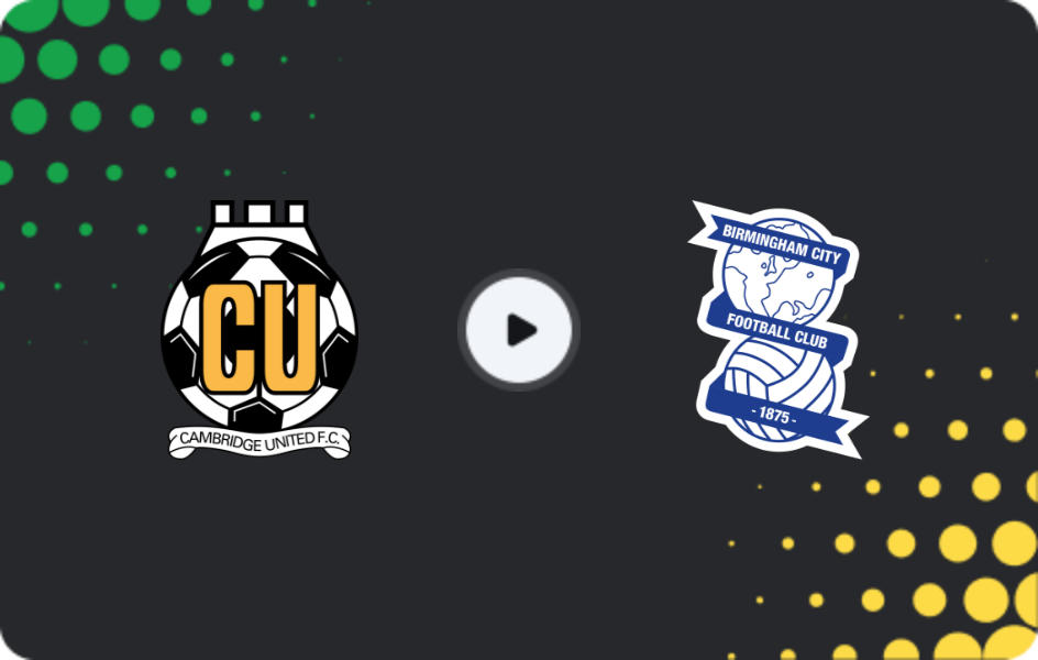 Where to watch Cambridge United — Birmingham, FA Cup, 10.01.2026
