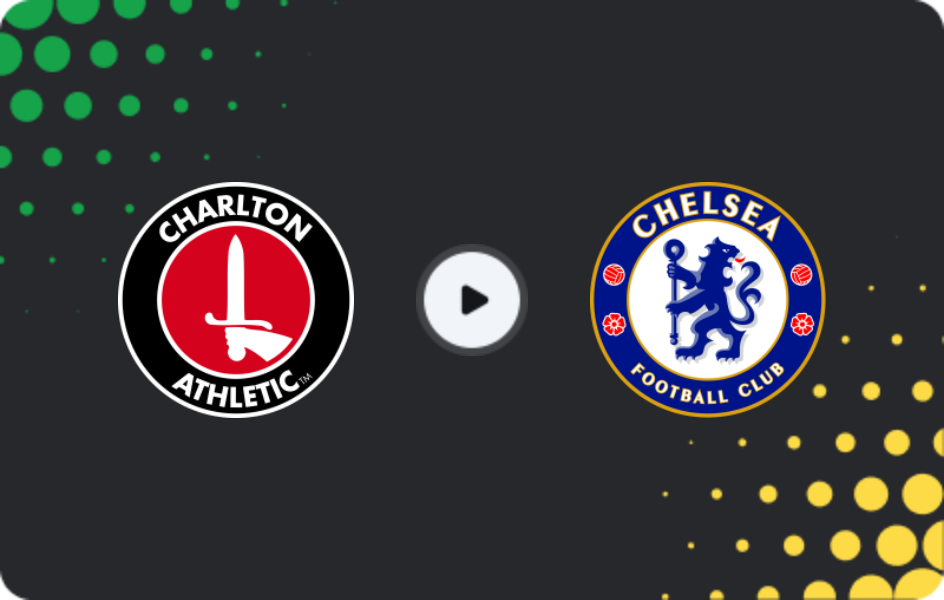 Where to watch Charlton Athletic — Chelsea, FA Cup, 10.01.2026