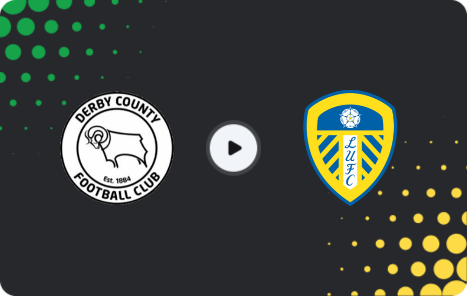 Where to watch Derby County — Leeds, FA Cup, 11.01.2026