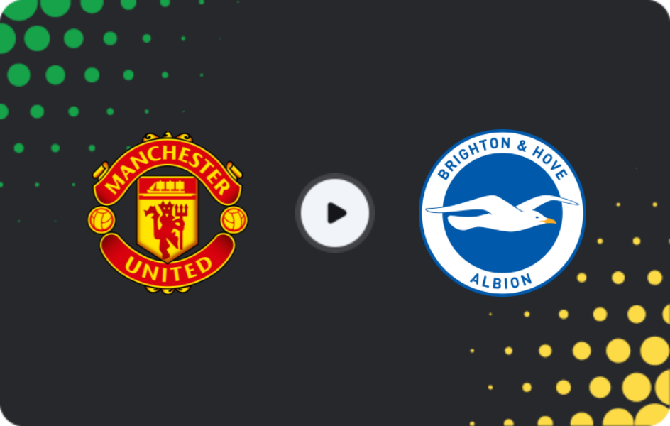 Where to watch Manchester United — Brighton, FA Cup, 11.01.2026