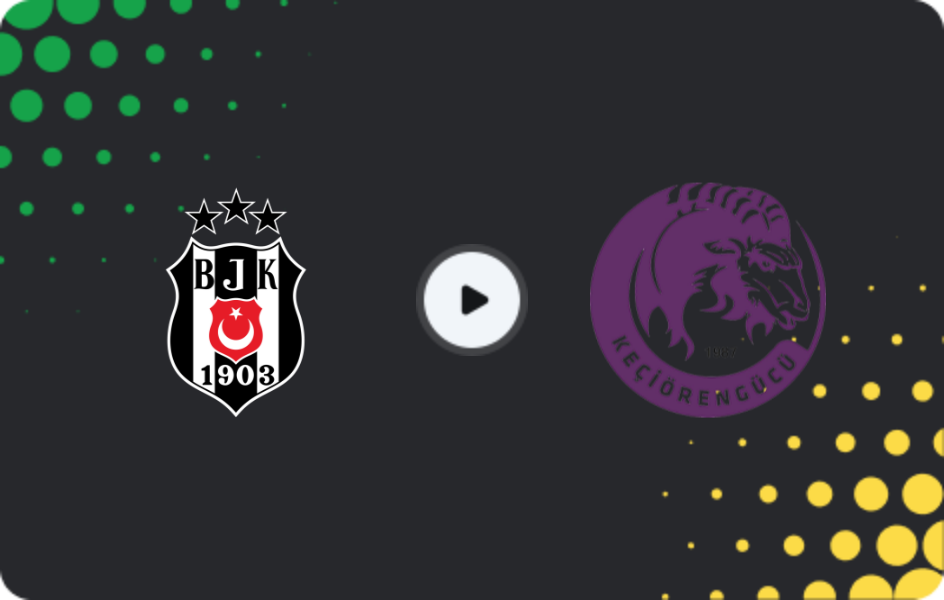 Where to watch Besiktas — Keçiörengücü, Cup, 15.01.2026