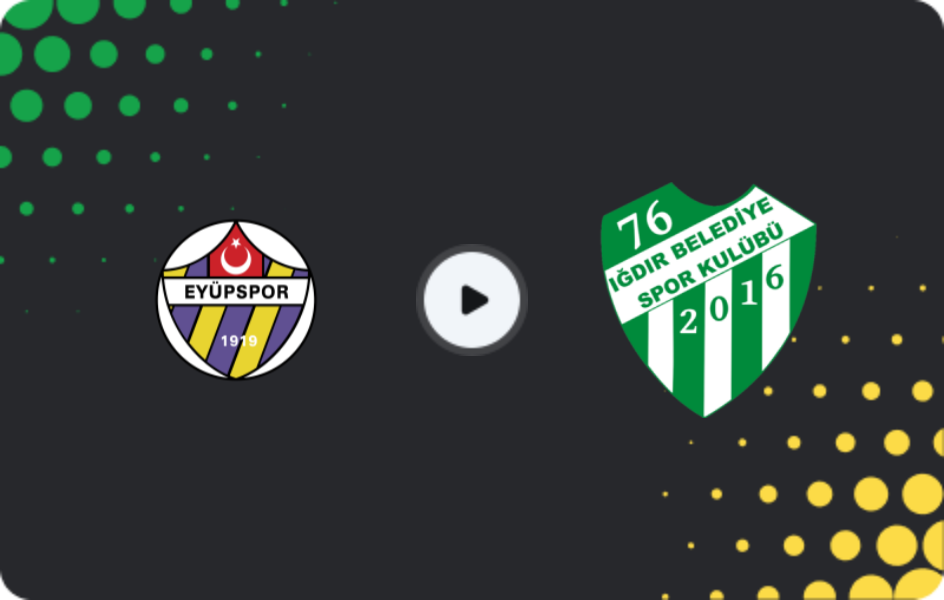 Where to watch Eyüpspor — Iğdır, Cup, 15.01.2026