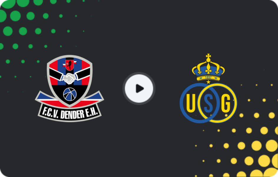 Where to watch Dender — Union Saint-Gilloise, Cup, 14.01.2026