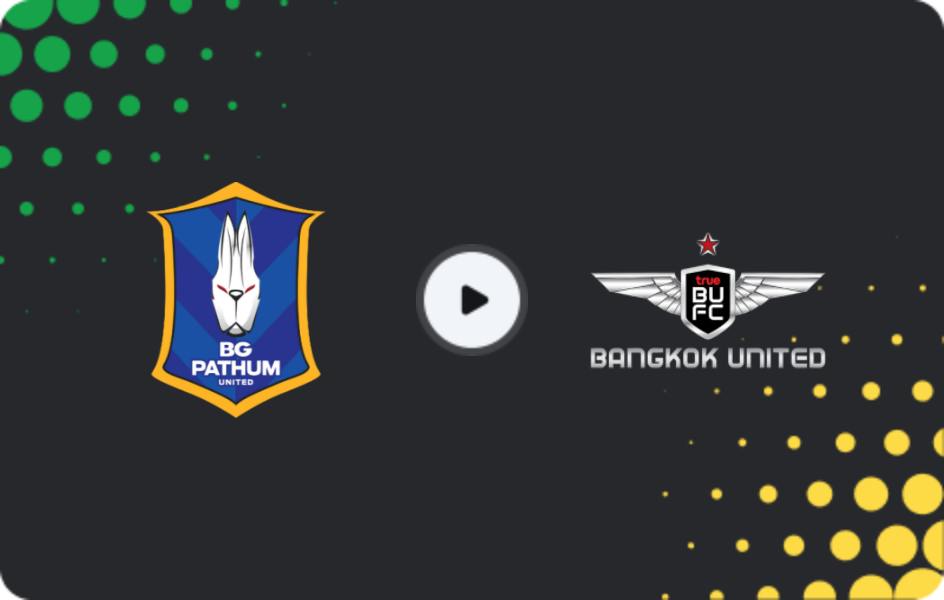 Where to watch BG Pathum United — Bangkok United, League 1, 18.01.2026