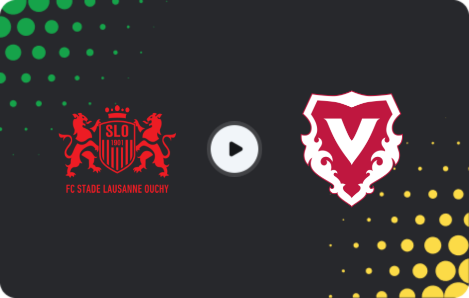 Where to watch Stade Lausanne-Ouchy — Vaduz, Challenge League, 30.01.2026