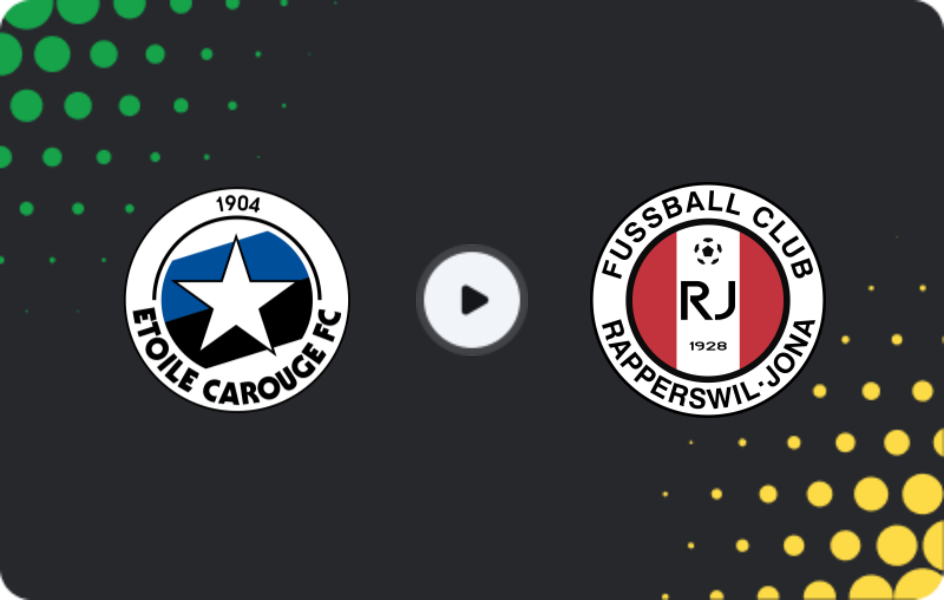 Where to watch Étoile Carouge — Rapperswil, Challenge League, 30.01.2026