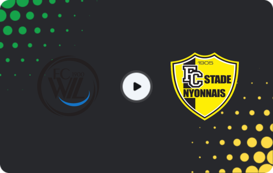 Where to watch Wil 1900 — Stade Nyonnais, Challenge League, 01.02.2026