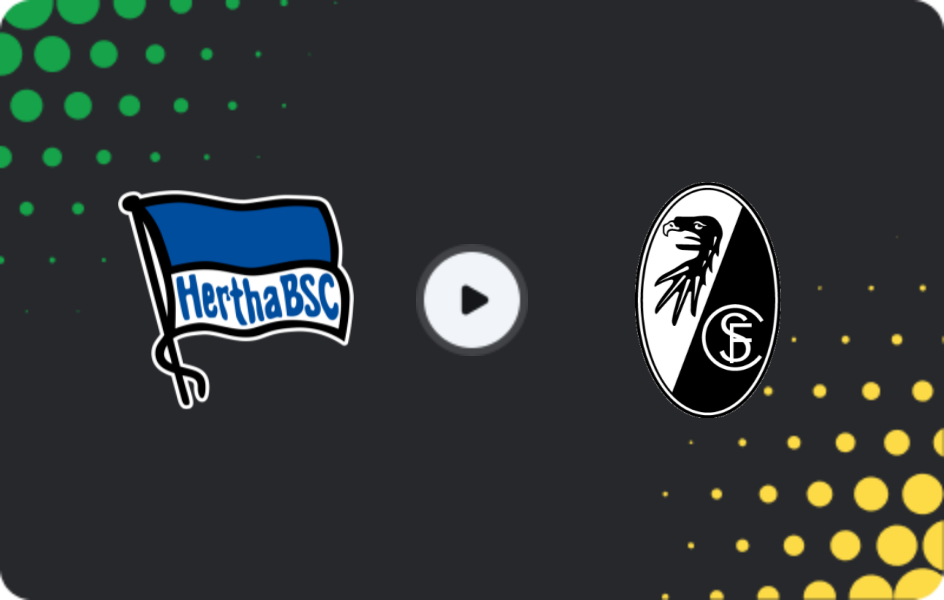 Where to watch Hertha — Freiburg, DFB Pokal, 03.02.2026