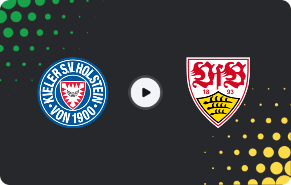 Where to watch Holstein Kiel — Stuttgart, DFB Pokal, 03.02.2026