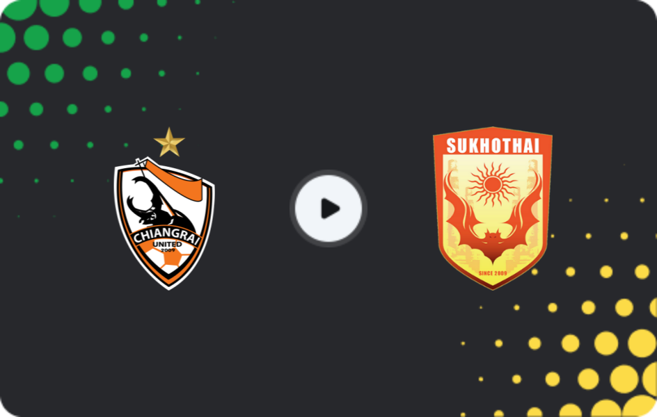 Where to watch Chiangrai United — Sukhothai FC, League 1, 07.02.2026