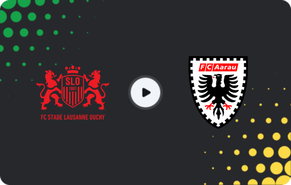 Where to watch Stade Lausanne-Ouchy — Aarau, Challenge League, 13.02.2026