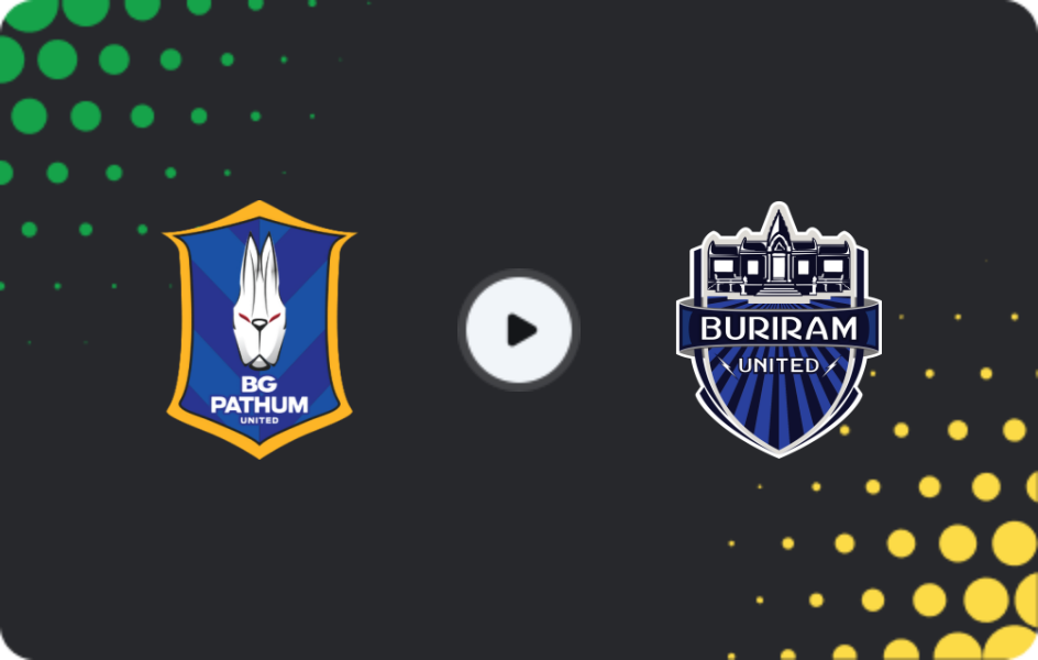 Where to watch BG Pathum United — Buriram United, League 1, 14.02.2026