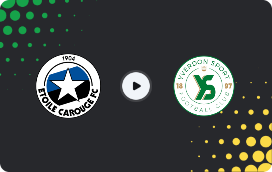 Where to watch Étoile Carouge — Yverdon Sport, Challenge League, 20.02.2026