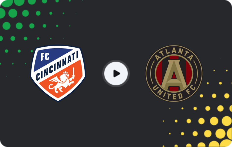Where to watch FC Cincinnati — Atlanta United, MLS, 21.02.2026