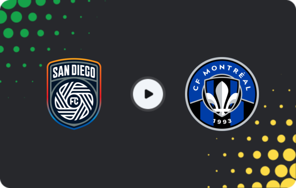 Where to watch San Diego — CF Montreal, MLS, 22.02.2026