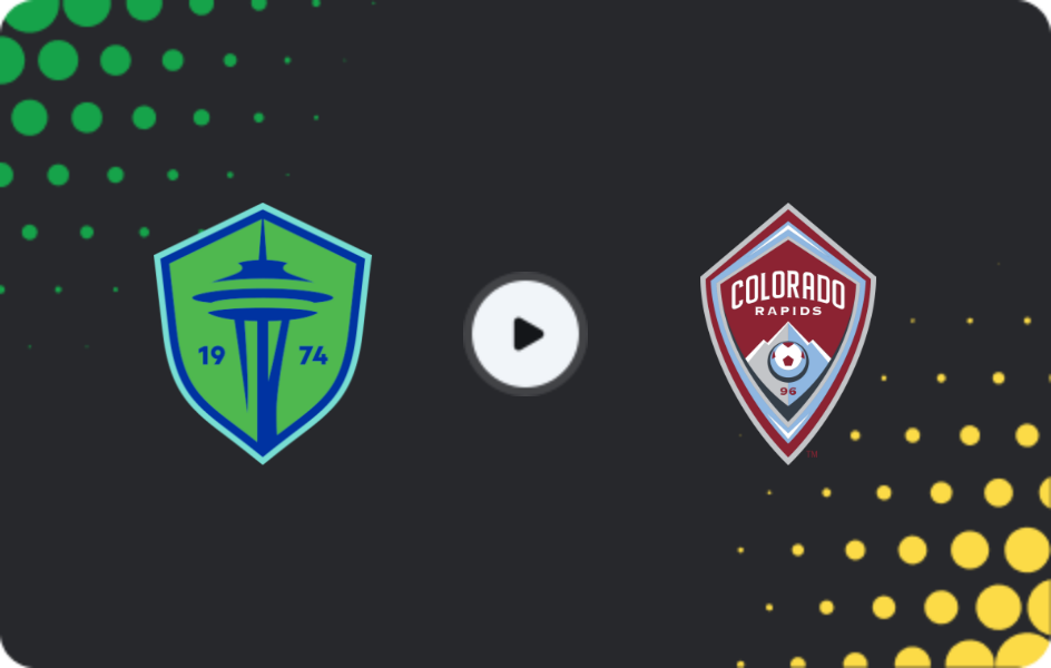 Where to watch Seattle Sounders — Colorado Rapids, MLS, 23.02.2026