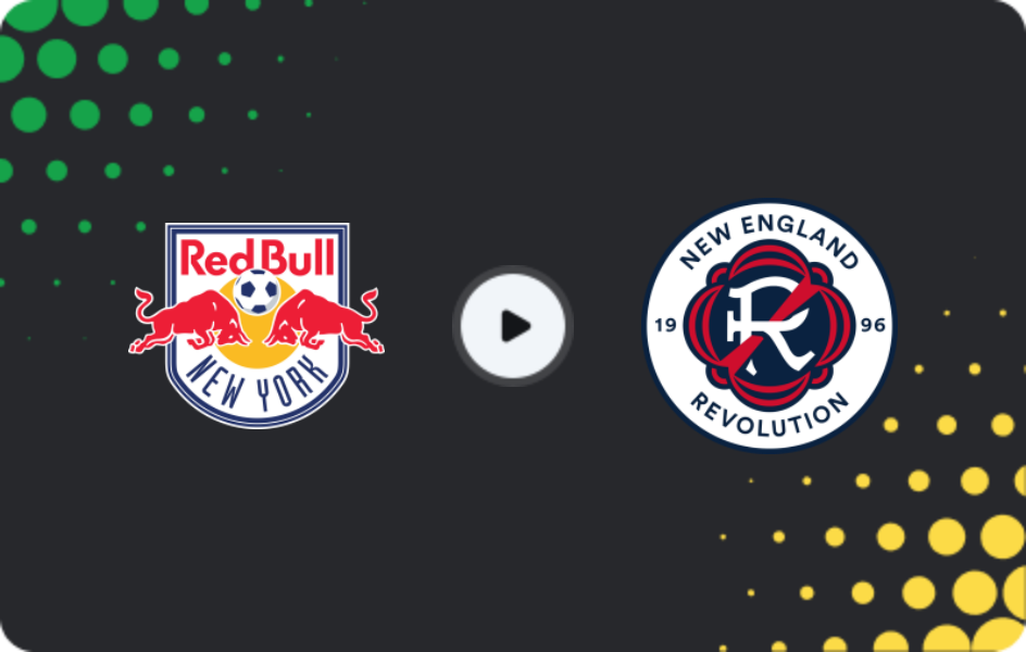 Where to watch New York Red Bulls — New England Revolution, MLS, 28.02.2026