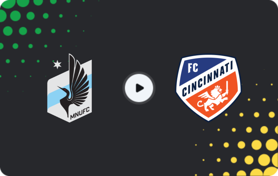 Where to watch Minnesota United — FC Cincinnati, MLS, 28.02.2026