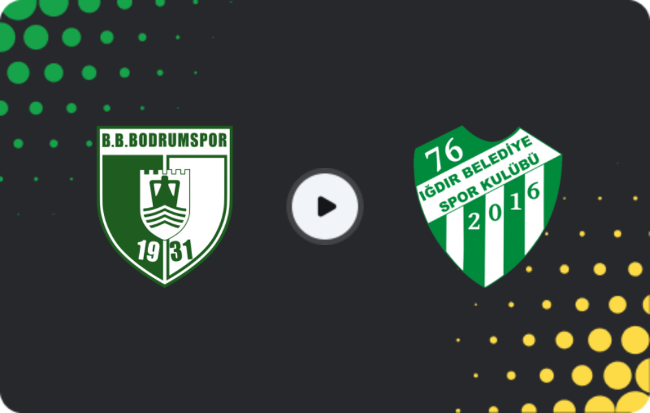 Where to watch Bodrumspor — Iğdır, Cup, 04.03.2026