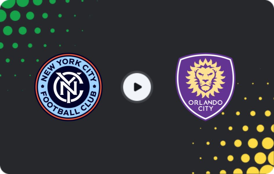 Where to watch New York City — Orlando City, MLS, 07.03.2026