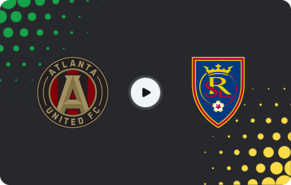 Where to watch Atlanta United — Real Salt Lake, MLS, 08.03.2026