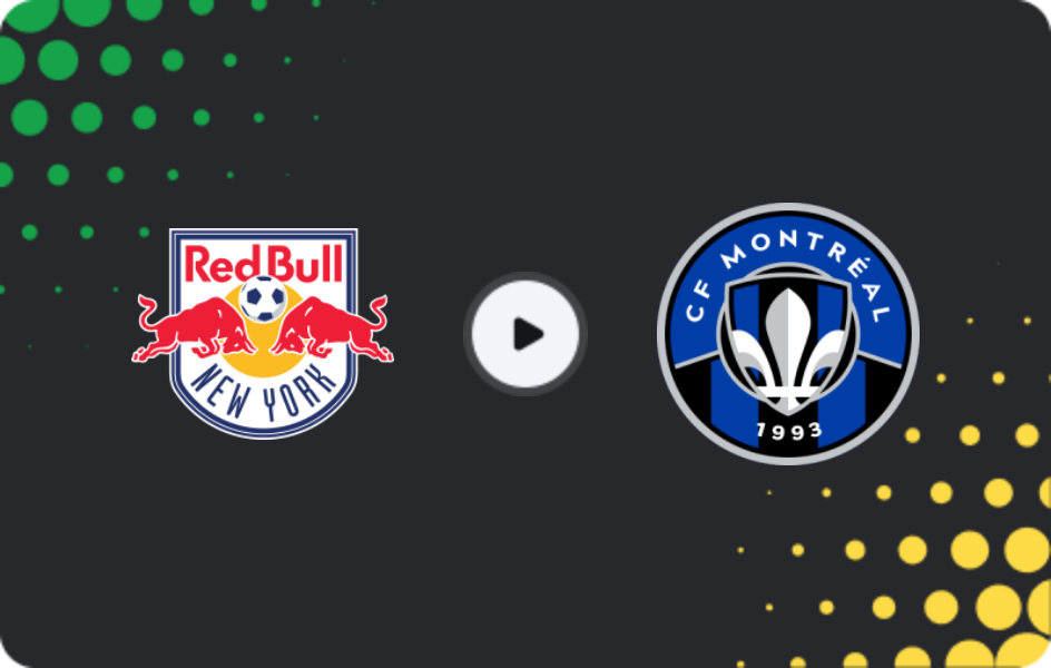 Where to watch New York Red Bulls — CF Montreal, MLS, 08.03.2026