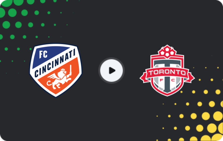 Where to watch FC Cincinnati — Toronto FC, MLS, 09.03.2026