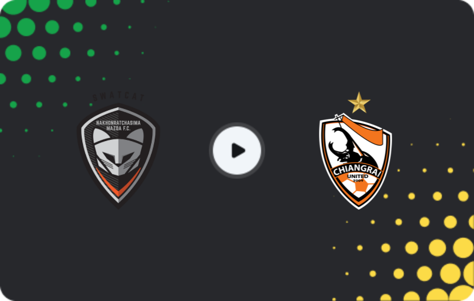 Where to watch Nakhon Ratchasima — Chiangrai United, League 1, 13.03.2026