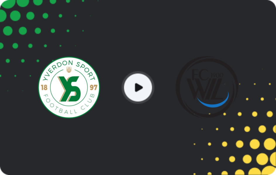 Where to watch Yverdon Sport — Wil 1900, Challenge League, 13.03.2026