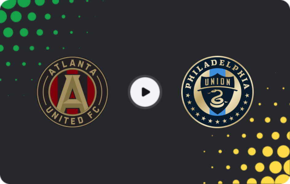 Where to watch Atlanta United — Philadelphia Union, MLS, 14.03.2026