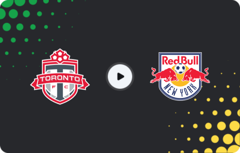 Where to watch Toronto FC — New York Red Bulls, MLS, 14.03.2026