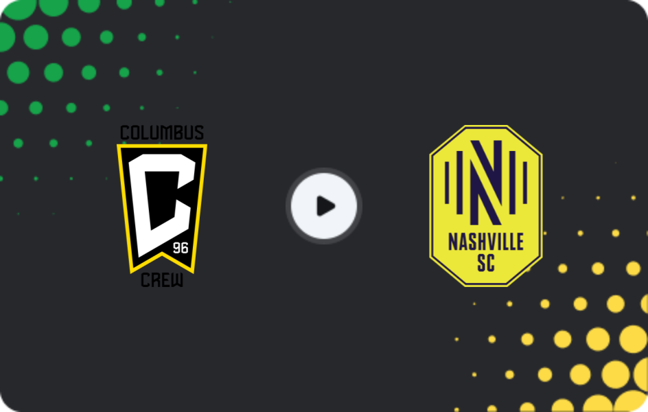 Where to watch Columbus Crew — Nashville SC, MLS, 14.03.2026