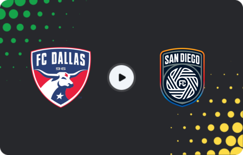 Where to watch FC Dallas — San Diego, MLS, 15.03.2026