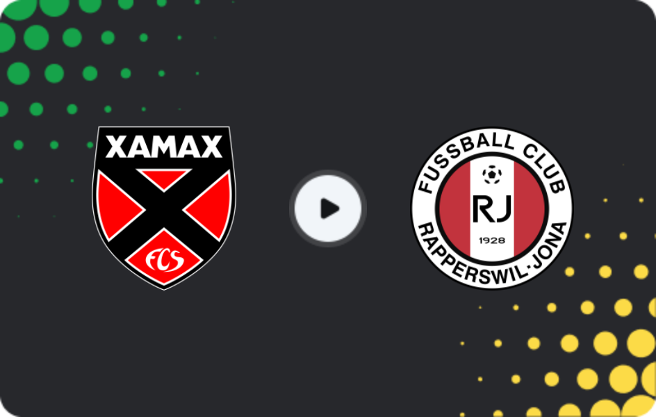 Where to watch Neuchatel Xamax — Rapperswil, Challenge League, 15.03.2026