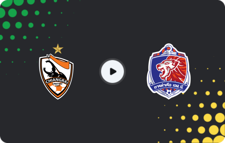 Where to watch Chiangrai United — Port FC, League 1, 22.03.2026