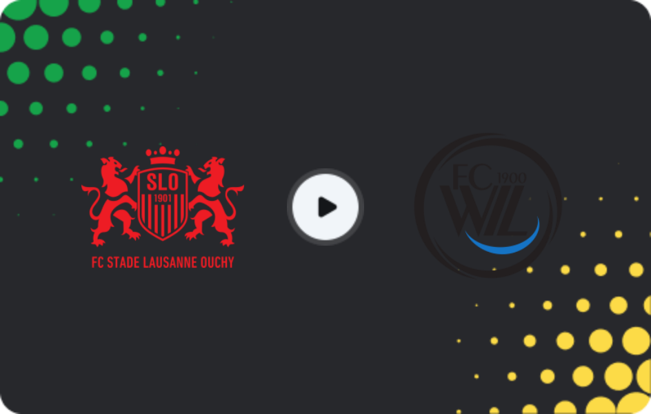 Where to watch Stade Lausanne-Ouchy — Wil 1900, Challenge League, 03.04.2026